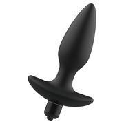 Anal plug massager with black vibration