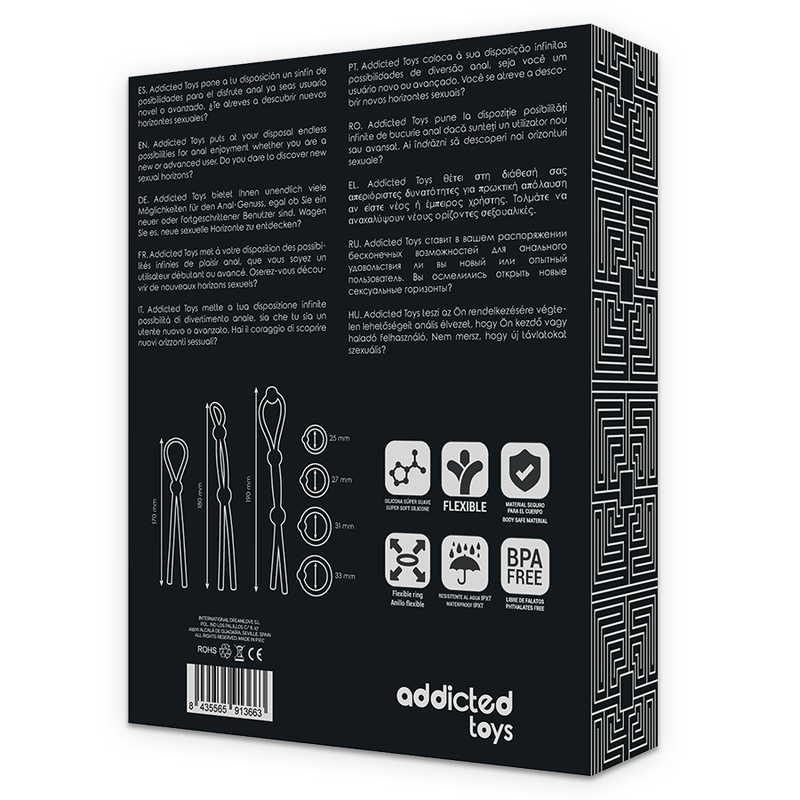 7-Piece Flexible Silicone Cock Ring Set