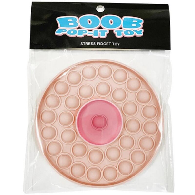 Jouet Anti-Stress Boob Pop-It Silicone Forme Poitrine - Kheper Games