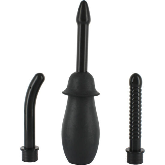 Kit de Nettoyage Anal et Vaginal Unisexe 3 Buses Interchangeables - Seven Creations