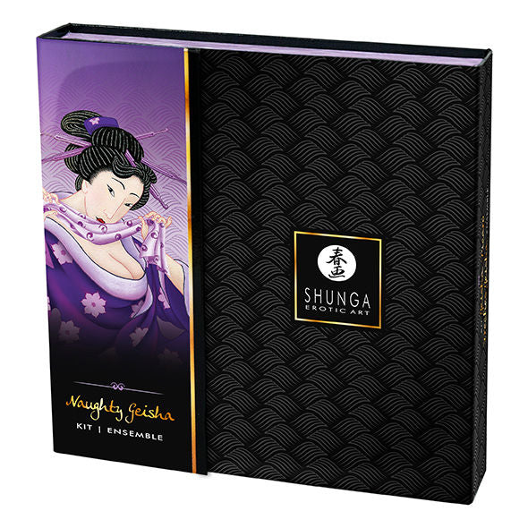 Kit Geisha Coquine Coffret Cosmétique Érotique Couple Complet - Shunga