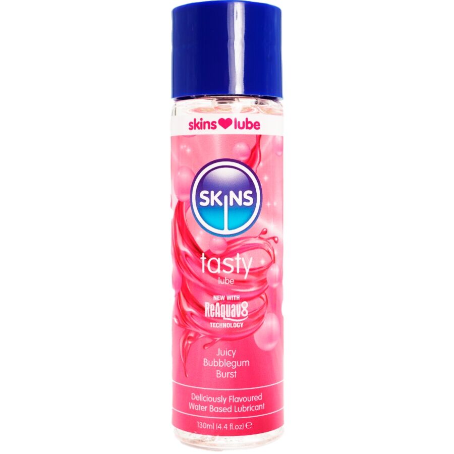 Lubrifiant Eau Aromatisé Goût Sucré 130 ml - Skins