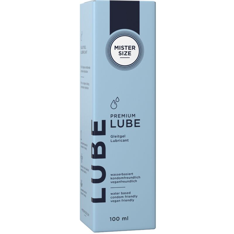 Lubrifiant Intime à Base d'Eau Longue Durée 100 ml - Mister Size