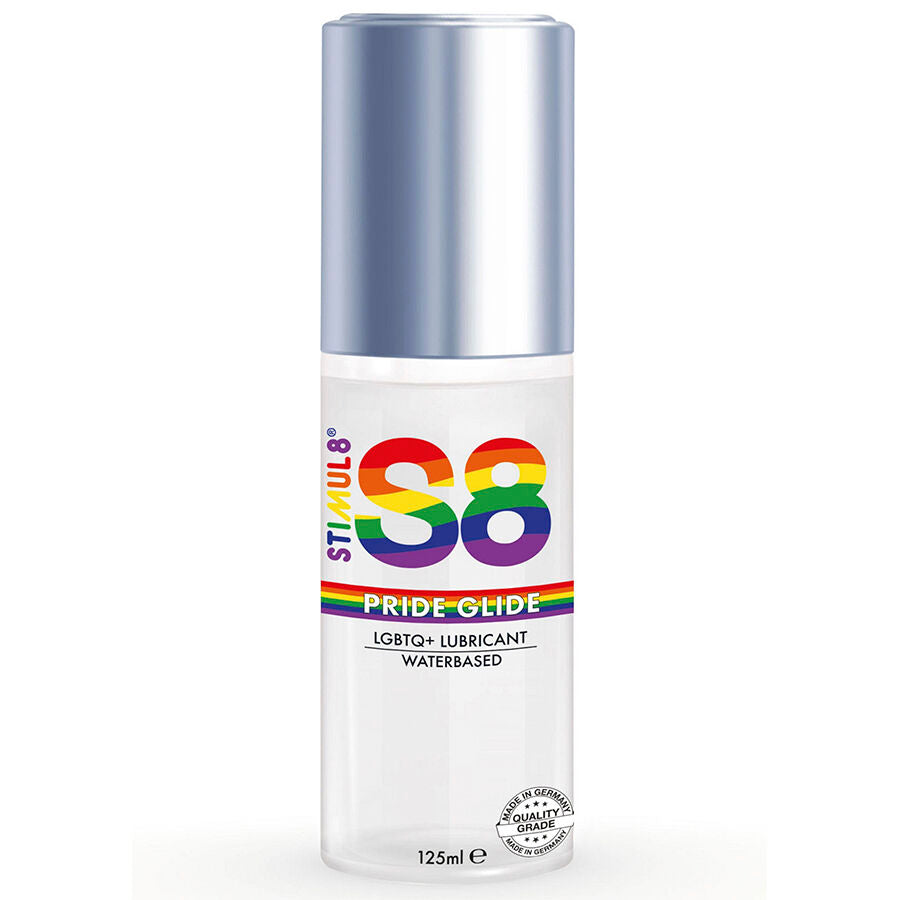 Lubrifiant S8 Pride Glide Eau Extra-Épais Longue Durée 125 ml - Stimul8