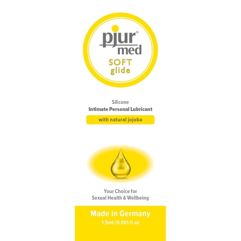 Lubrifiant Silicone Med Soft Glide Huile de Jojoba - Pjur