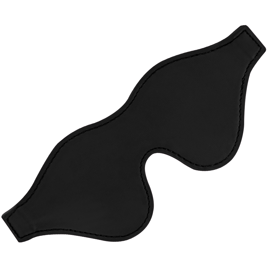 Masque BDSM Bandeau Yeux PVC - Élastique Ajustable - Darkness