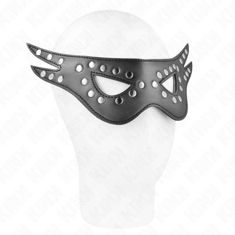 Masque BDSM Sensuel Cuirette Modèle 1 Élastique Réglable - Kink