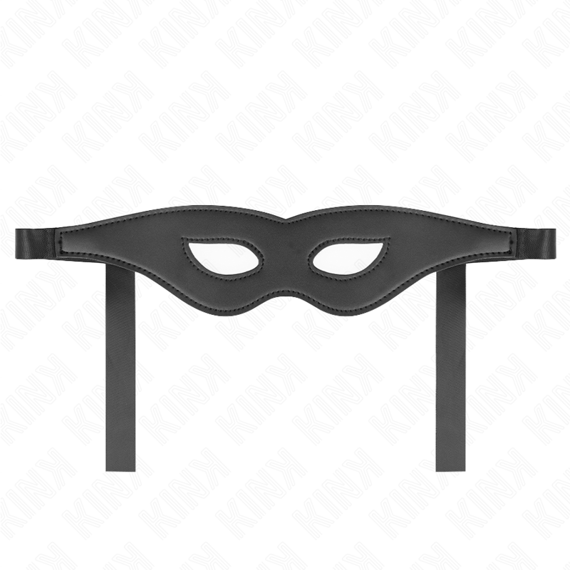 Masque BDSM Yeux Cuirette Modèle 1 Élastique Réglable 30 x 7 cm - Kink