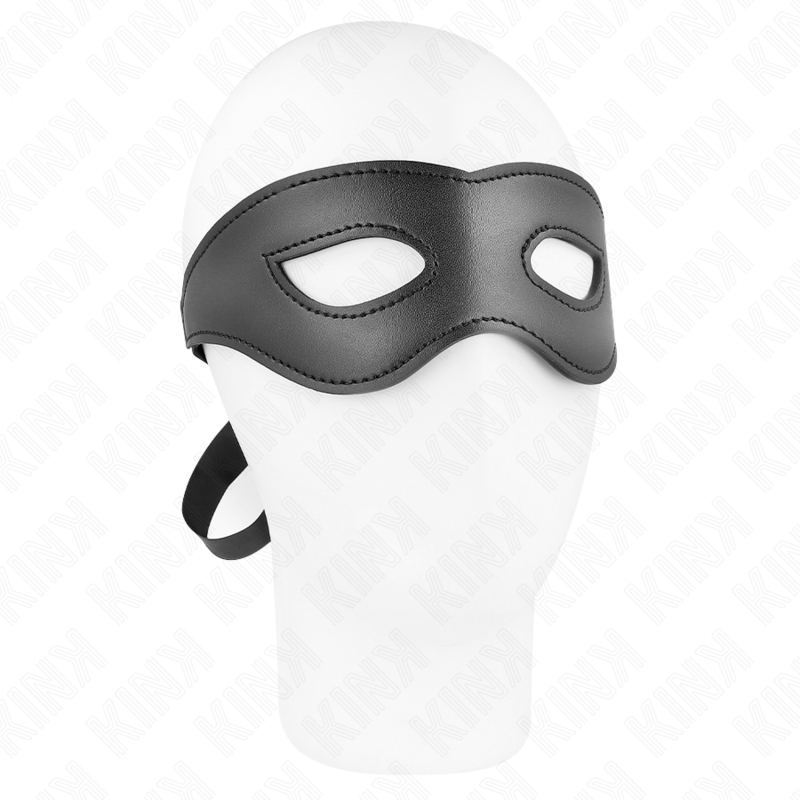 Masque BDSM Yeux Cuirette Modèle 1 Élastique Réglable 30 x 7 cm - Kink