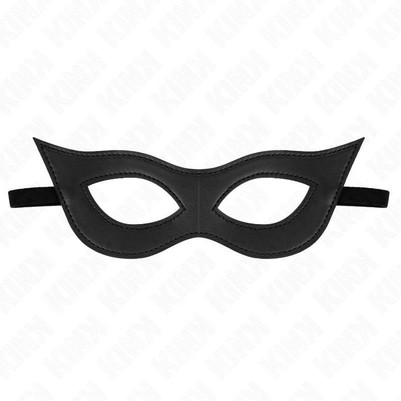 Masque BDSM Yeux Cuirette Modèle 2 Ajustable 23 x 7,5 cm - Kink