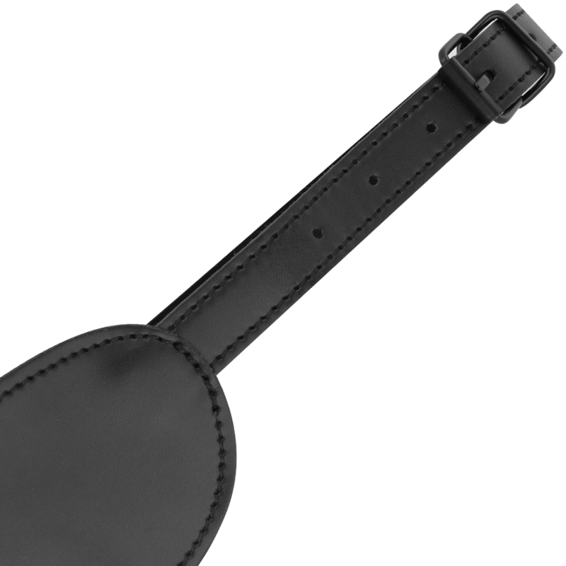Masque Occultant BDSM Cuir Végan Ergonomique Réglable - Intense