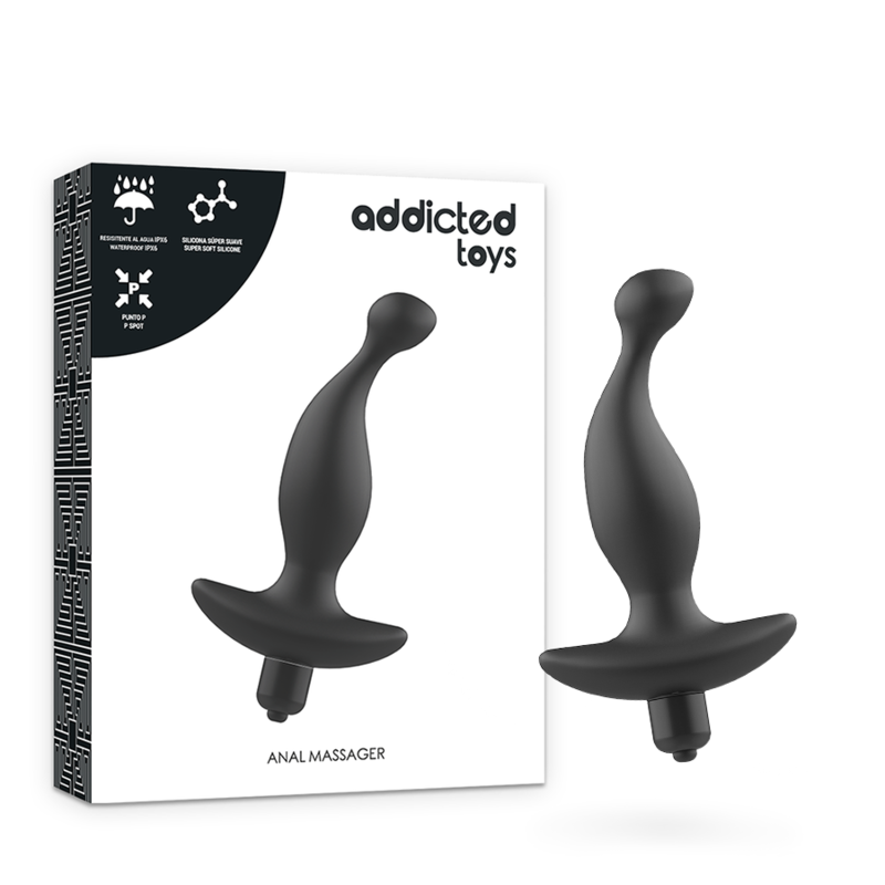 Masseur Prostate Vibrant Modèle 1 Silicone Flexible Étanche - Addicted Toys