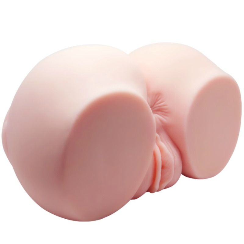 Masturbateur Buste Double Vagin et Anus Vibrant Télécommande - Crazy Bull