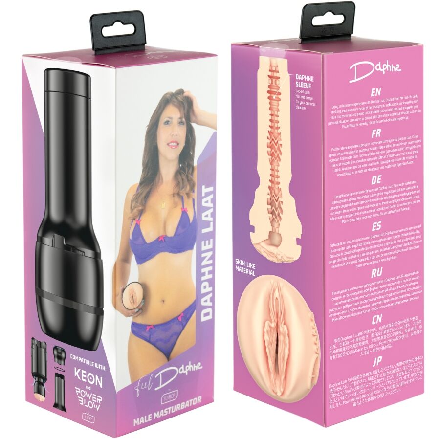 Masturbateur FeelDaphne Laat Moulé Compatible Keon & PowerBlow - Kiiroo