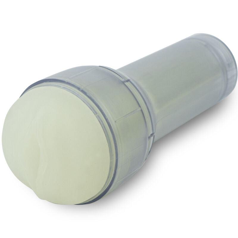 Masturbateur Phosphorescent FeelGlow Tunnel à Nodules Compatible Keon - Kiiroo