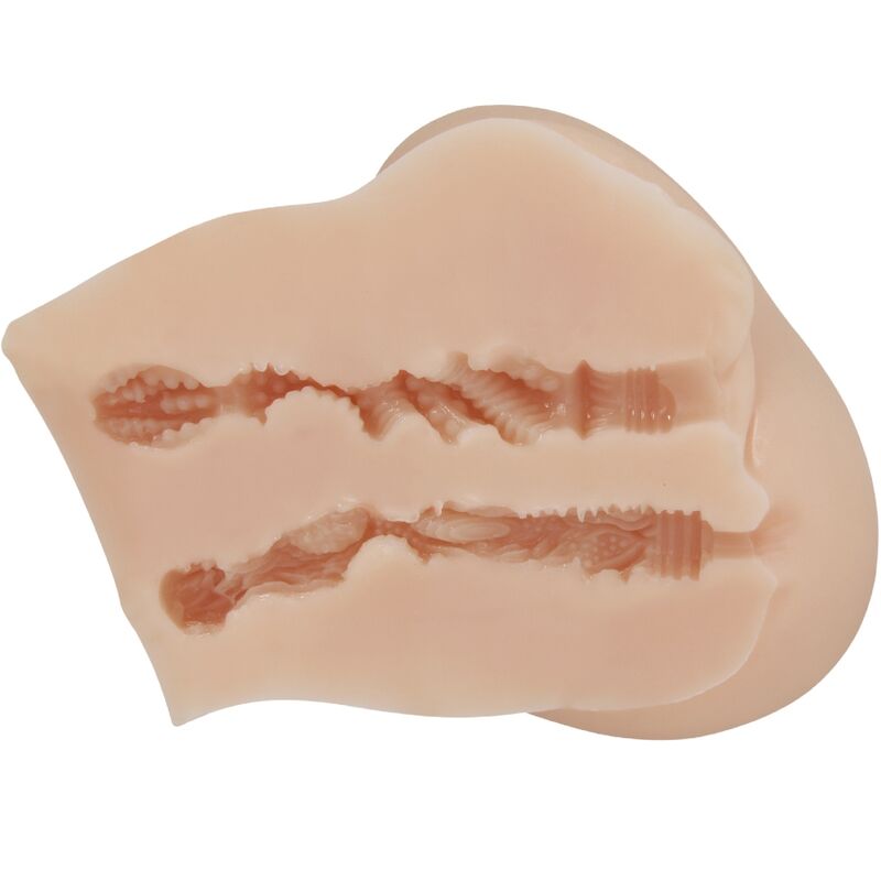 Masturbateur Réaliste Luna Double Cavité Vagin et Anus Vibrant - Crazy Bull