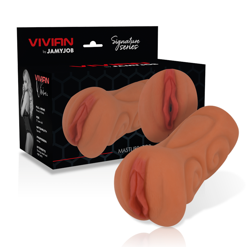 Masturbateur Vagin Vivian Signature TPR Sans Phtalates 16 cm - Jamyjob