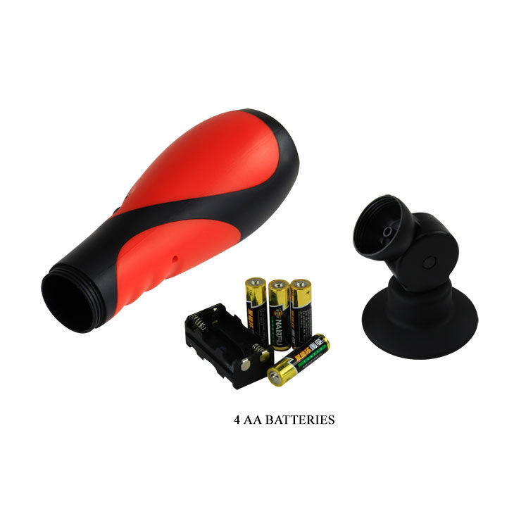 Masturbateur Vibrant Sexe Oral 30 Modes avec Adaptateur Ventouse - Baile