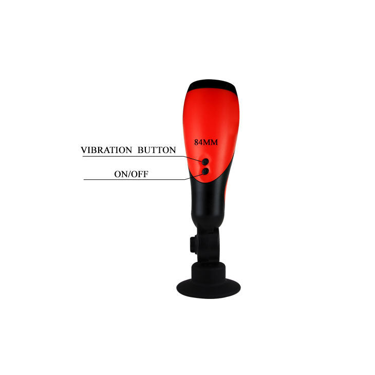 Masturbateur Vibrant Sexe Oral 30 Modes avec Adaptateur Ventouse - Baile
