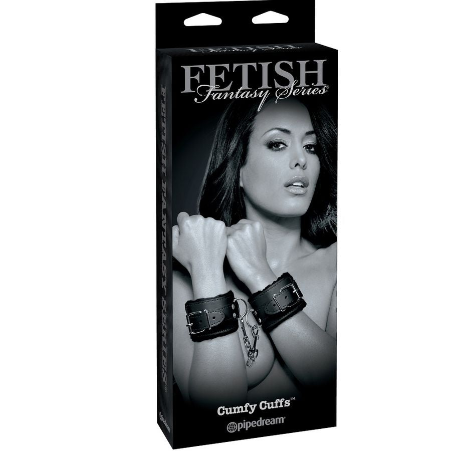 Menottes BDSM Cumfy Doublées Fourrure Boucles Métal Robuste - Fetish Fantasy