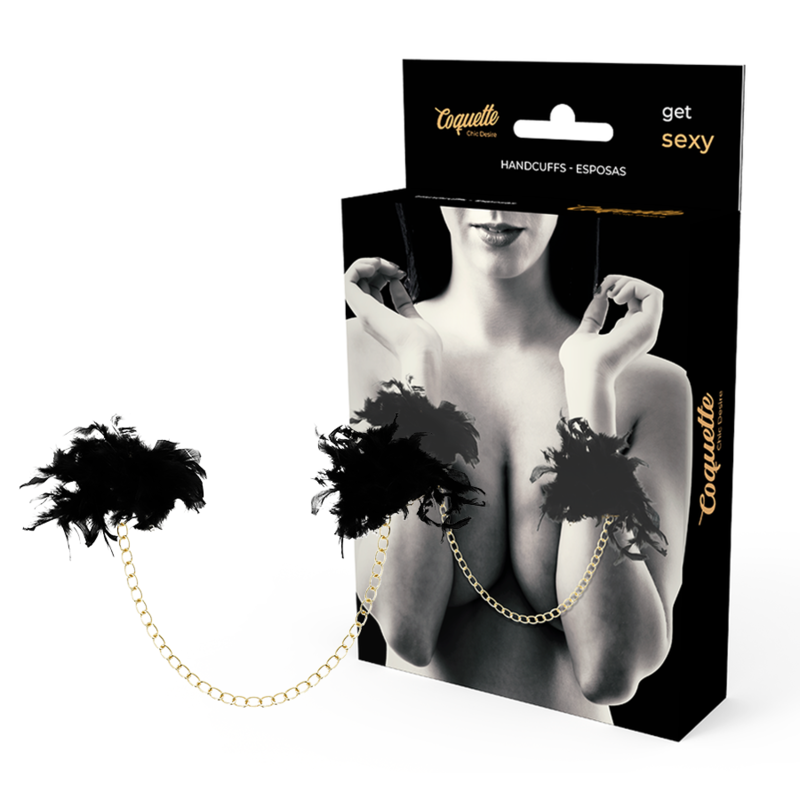 Menottes BDSM Métal Sans Nickel Confortables Bondage Léger - Coquette