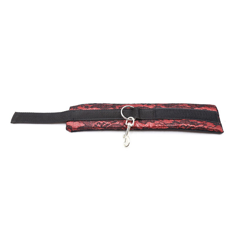 Menottes BDSM Velours Doublé Ruban Nylon Ajustable Taille Unique - Ohmama