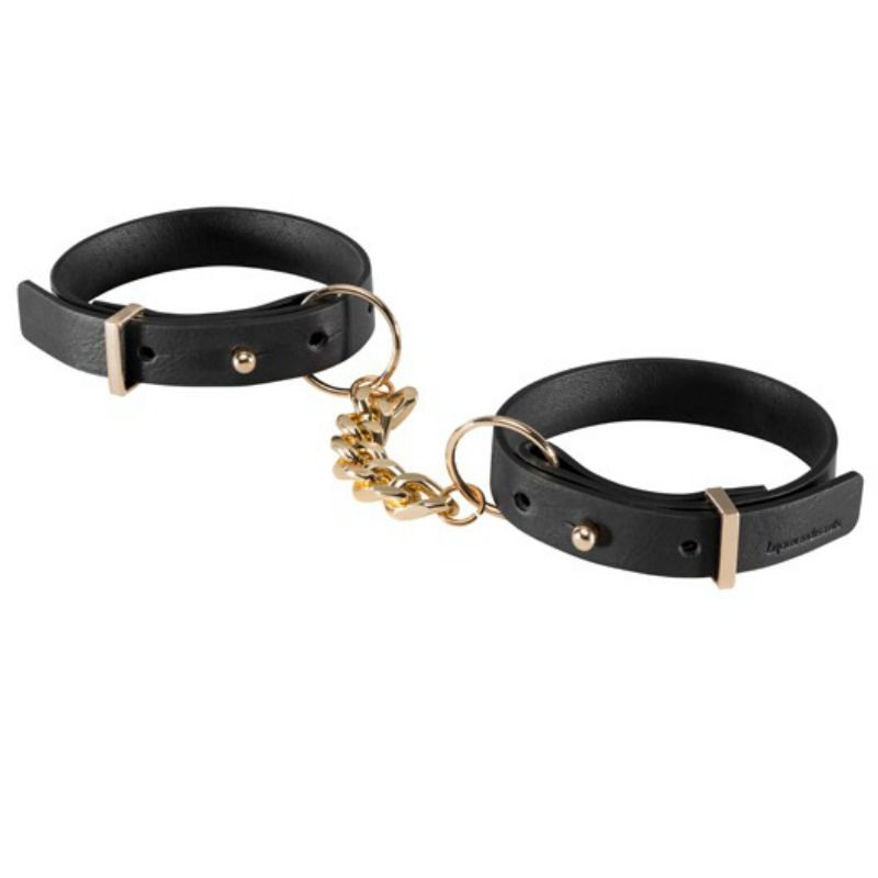 Menottes Bracelets Maze BDSM Vegan Réglables Noir - Bijoux Indiscrets