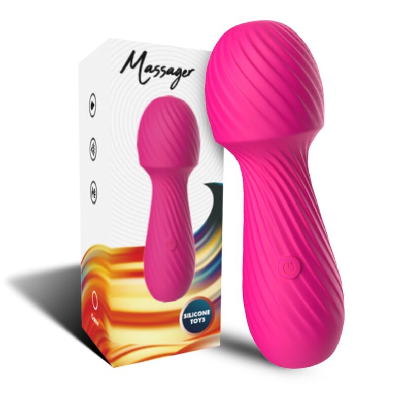 Mini Vibromasseur Wand Dazzle - Tête Flexible 9 Modes - Armony