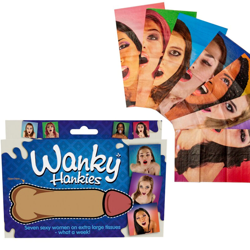 Mouchoirs Coquins Wanky Hankies 7 Designs Femmes Sexy - Spencer & Fleetwood