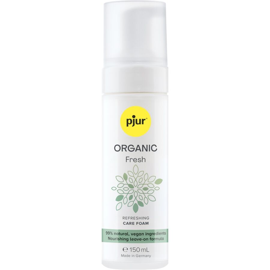 Mousse Nettoyante Intime Rafraîchissante Vegan Sans Rinçage 150 ml - Pjur