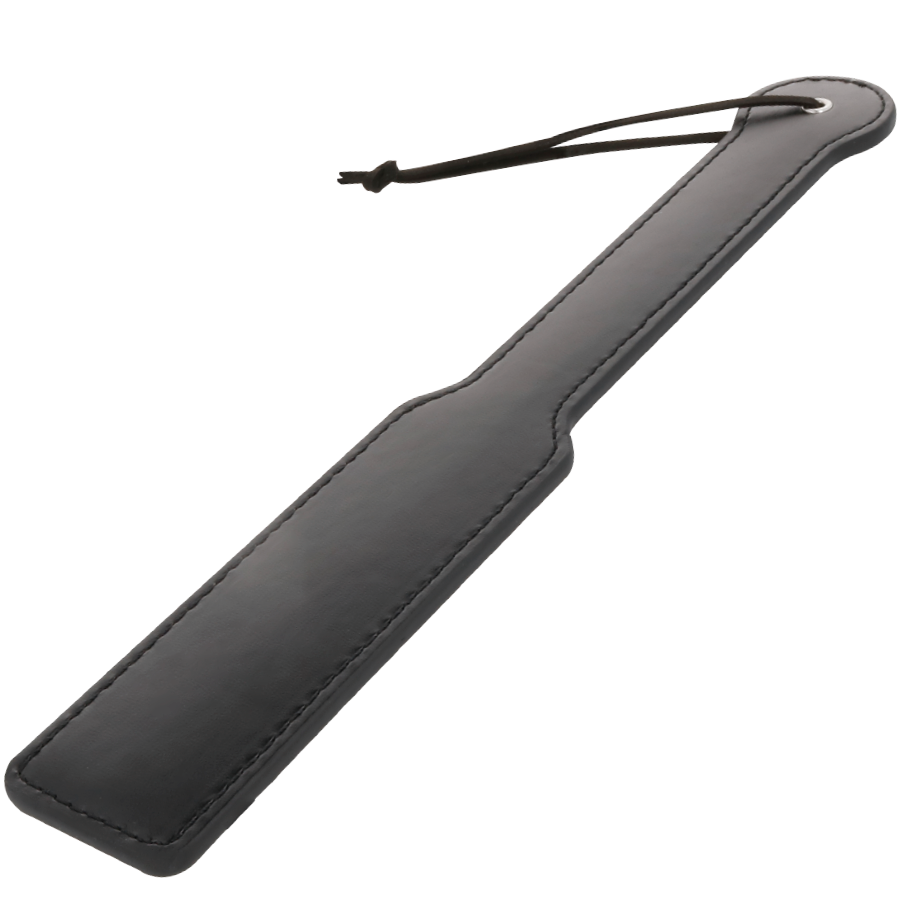Paddle BDSM Pagaie Fétichiste Coutures et Pointes 34 cm - Darkness
