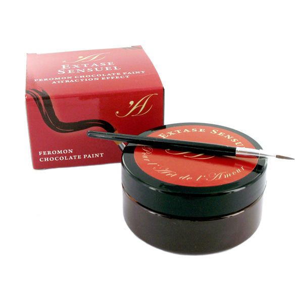 Peinture Corporelle Chocolat Comestible Effet Aphrodisiaque 50 ml - Extase Sensual