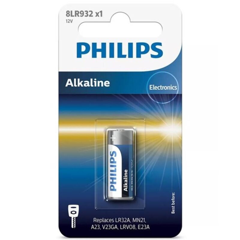 Pile Alcaline 12V LR23A MN21 8LR932 Blister x1 - Philips