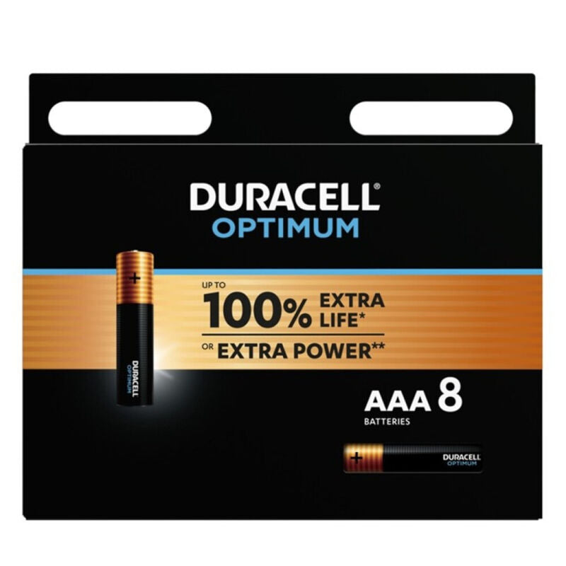 Piles Alcalines AAA LR03 Optimum - Duracell