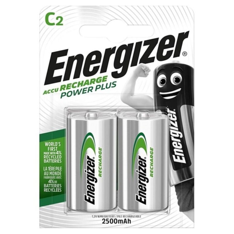 Piles Rechargeables C HR14 Power Plus 2500mAh Lot de 2 - Energizer