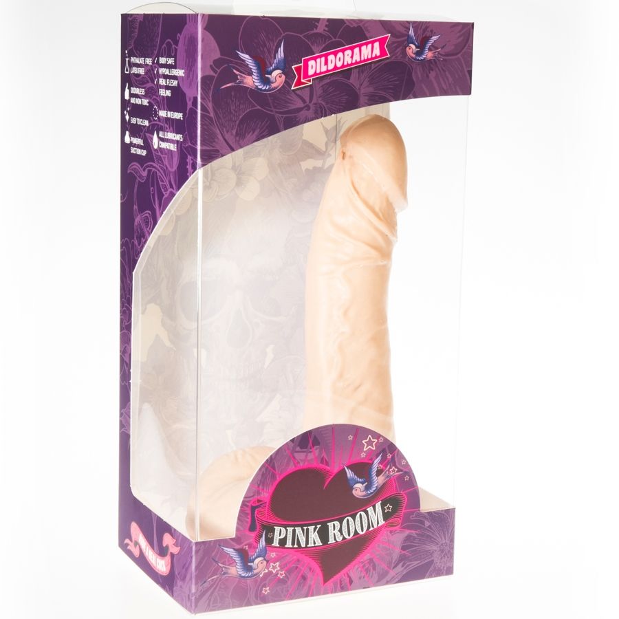 Gode réaliste Pink Room — taille 19 cm