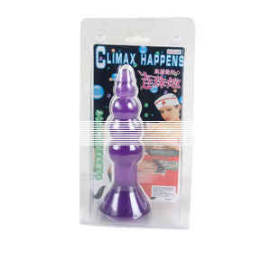 Plug Anal Ondulé Climax Happens Ventouse 17 cm - Baile