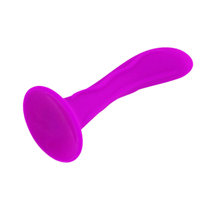 Plug Anal Ventouse Courbé Stimulation Point P et G Silicone - Baile