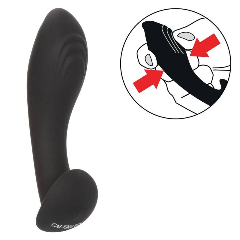 Plug Anal Vibrant Flexible Eclipse Silicone 12 Modes Nervuré - CalExotics