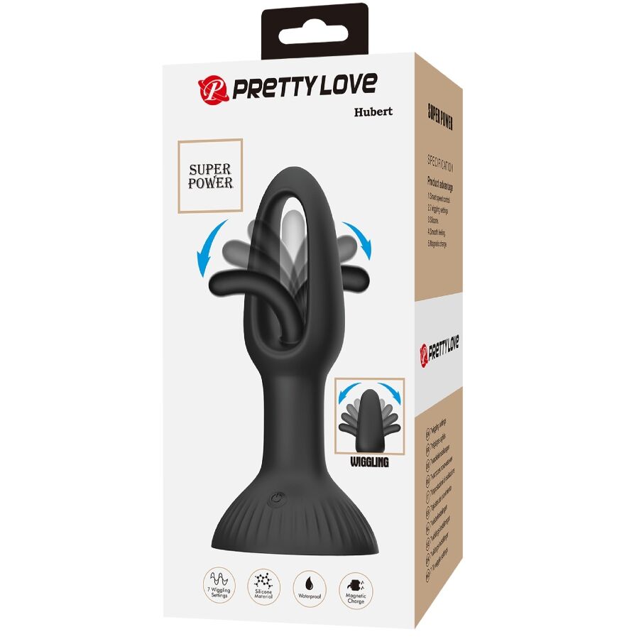 Plug Anal Vibrant Hubert Stimulateur Prostate 7 Modes Rechargeable - Pretty Love