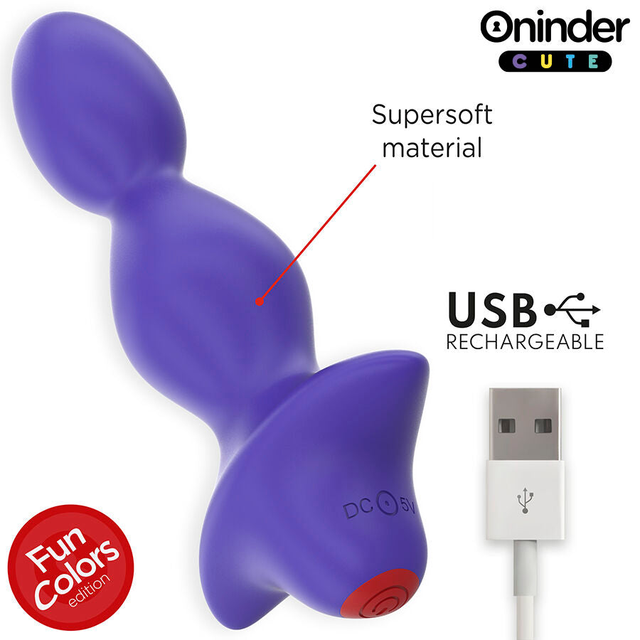 Plug Anal Vibrant Love Butt 9 Modes Connecté Application - Oninder