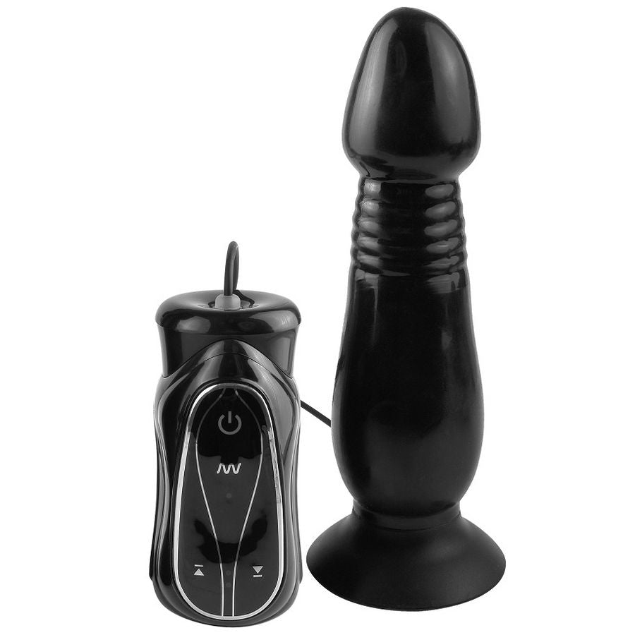 Plug Anal Vibrant Propulseur 7 Modes Télécommande Ventouse - Anal Fantasy