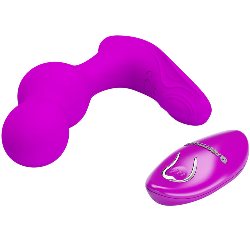 Plug Anal Vibrant Terrance Télécommande 2 Moteurs 12 Modes - Pretty Love