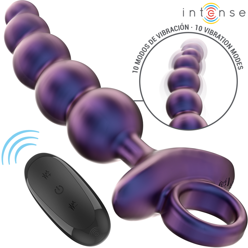 Plug Anal Vibrant Tito Modèle 3 Télécommande 10 Modes Rechargeable - Intense