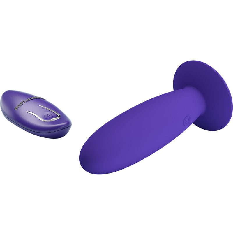 Plug Anal Vibrant Youth Télécommande 12 Modes Rechargeable - Pretty Love