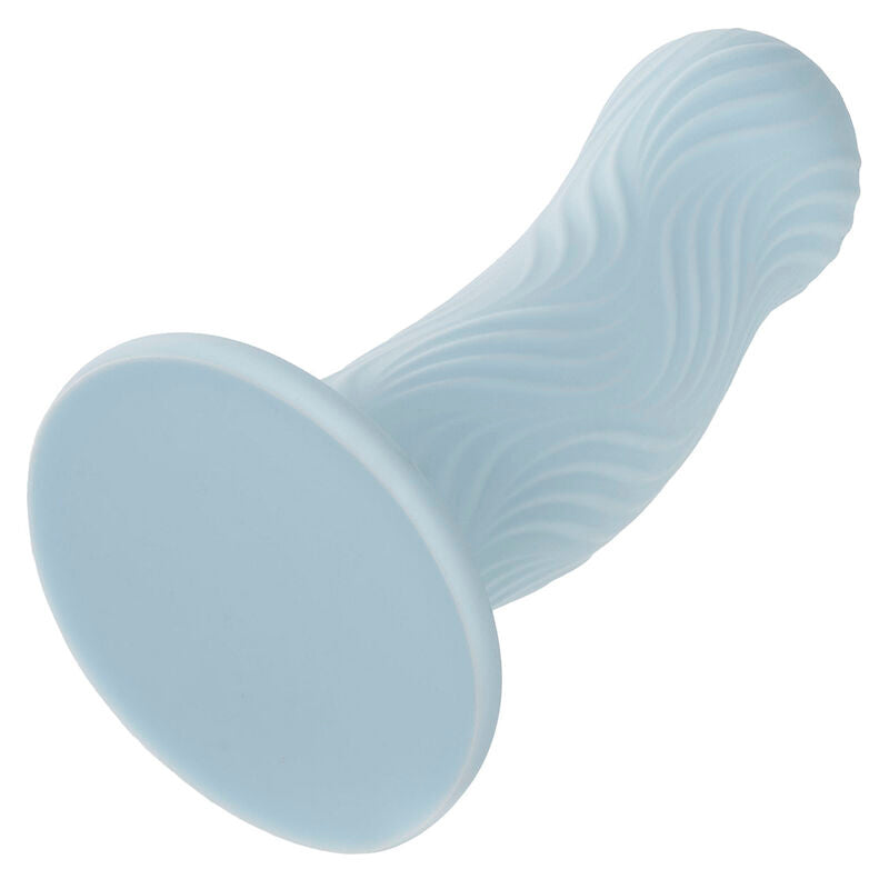 Plug Anal Wave Rider Texture Ondulée Base Ventouse Silicone - CalExotics