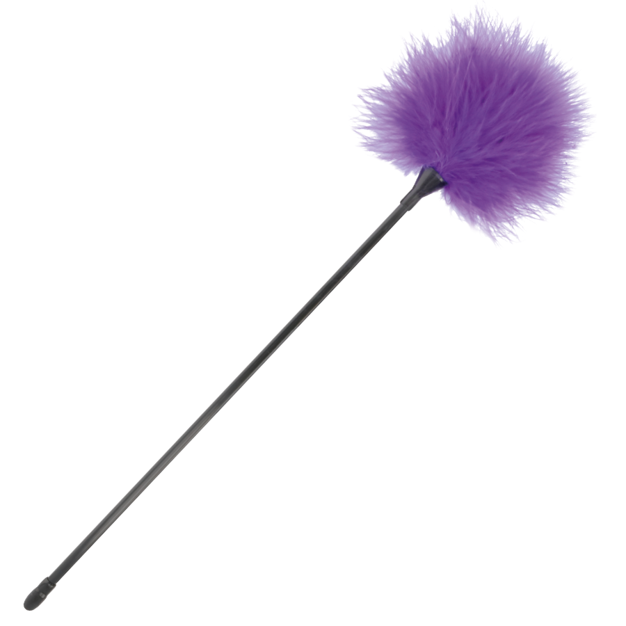 Plumeau Érotique Stimulant Long 42 cm - Darkness