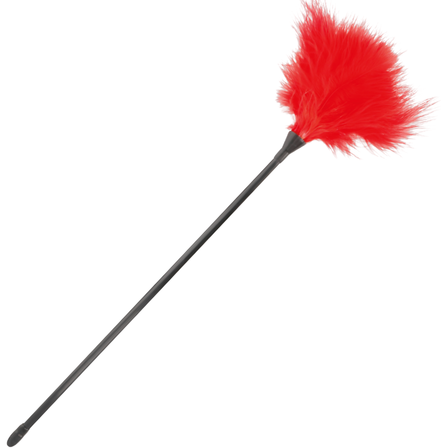 Plumeau Érotique Stimulant Long 42 cm - Darkness