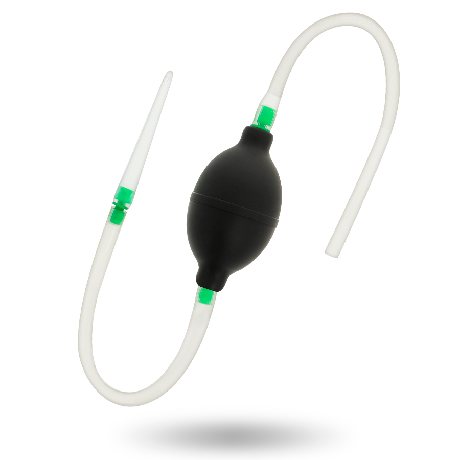Poire à Lavement Anal Nomade Embout Souple Débutant Noir - Addicted Toys