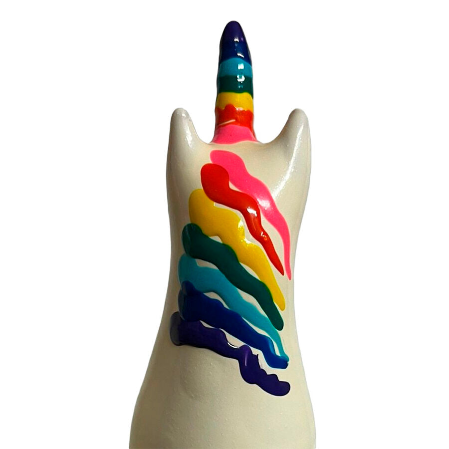 Préservatif Fantaisie Licorne Arc-en-Ciel Peint à la Main - Condomerie
